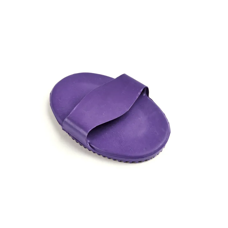 Rubber Curry Comb Large Purple
